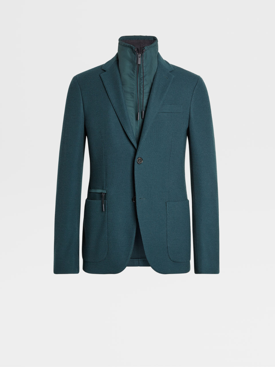 High Performance™ Wool Jersey Jacket with Detachable Technical Fiber Bib